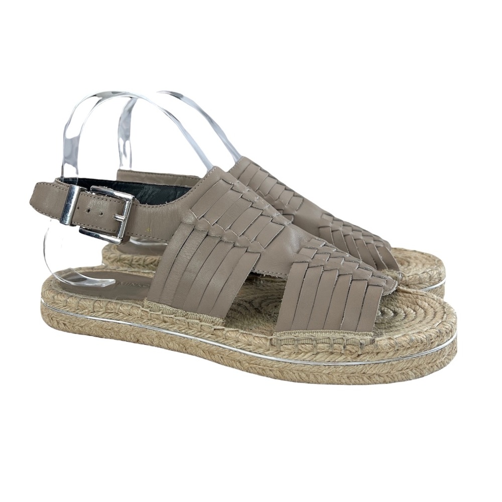 Rebecca Minkoff Gabriel Huarache Platform Espadrille Sandals Size 8M - Picture 2 of 16